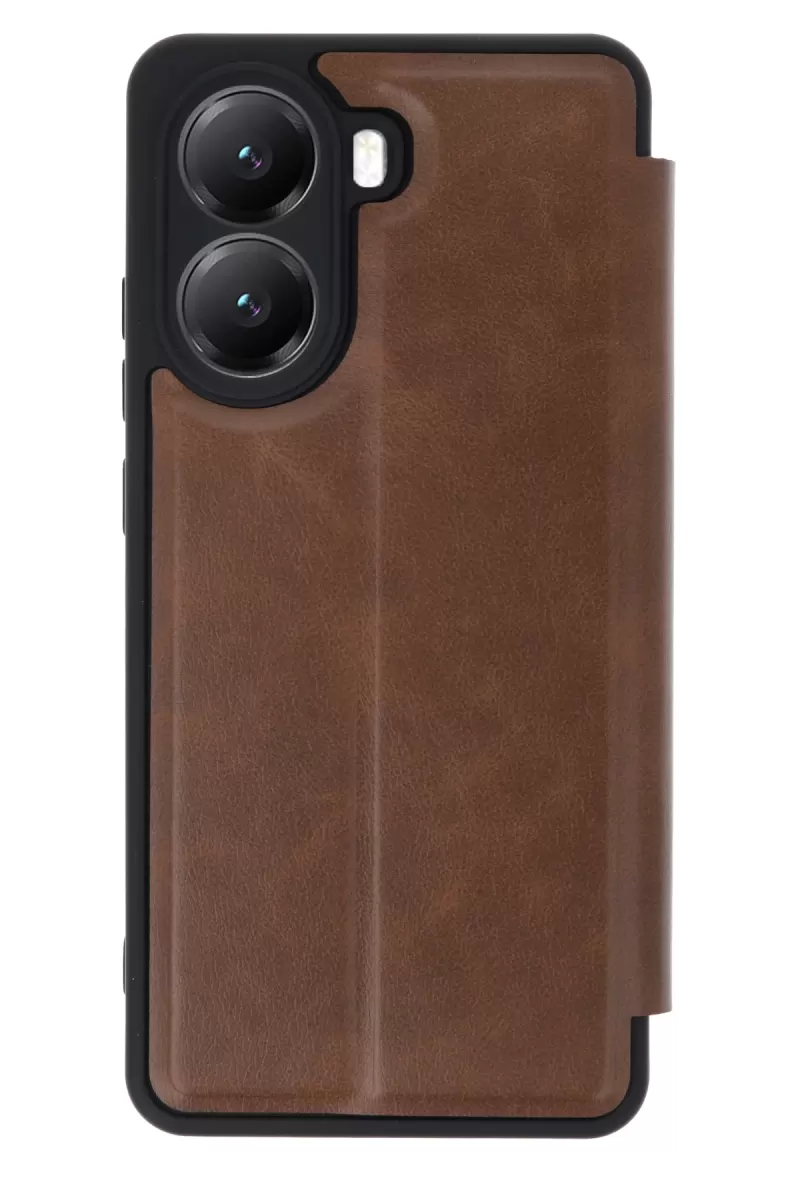 Newface Xiaomi Poco X7 Pro Kılıf Flip Cover - Taba