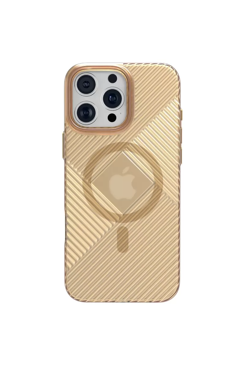 Joko Apple iPhone 16 Pro Stella PC Sert Magsafe Kılıf - Gold