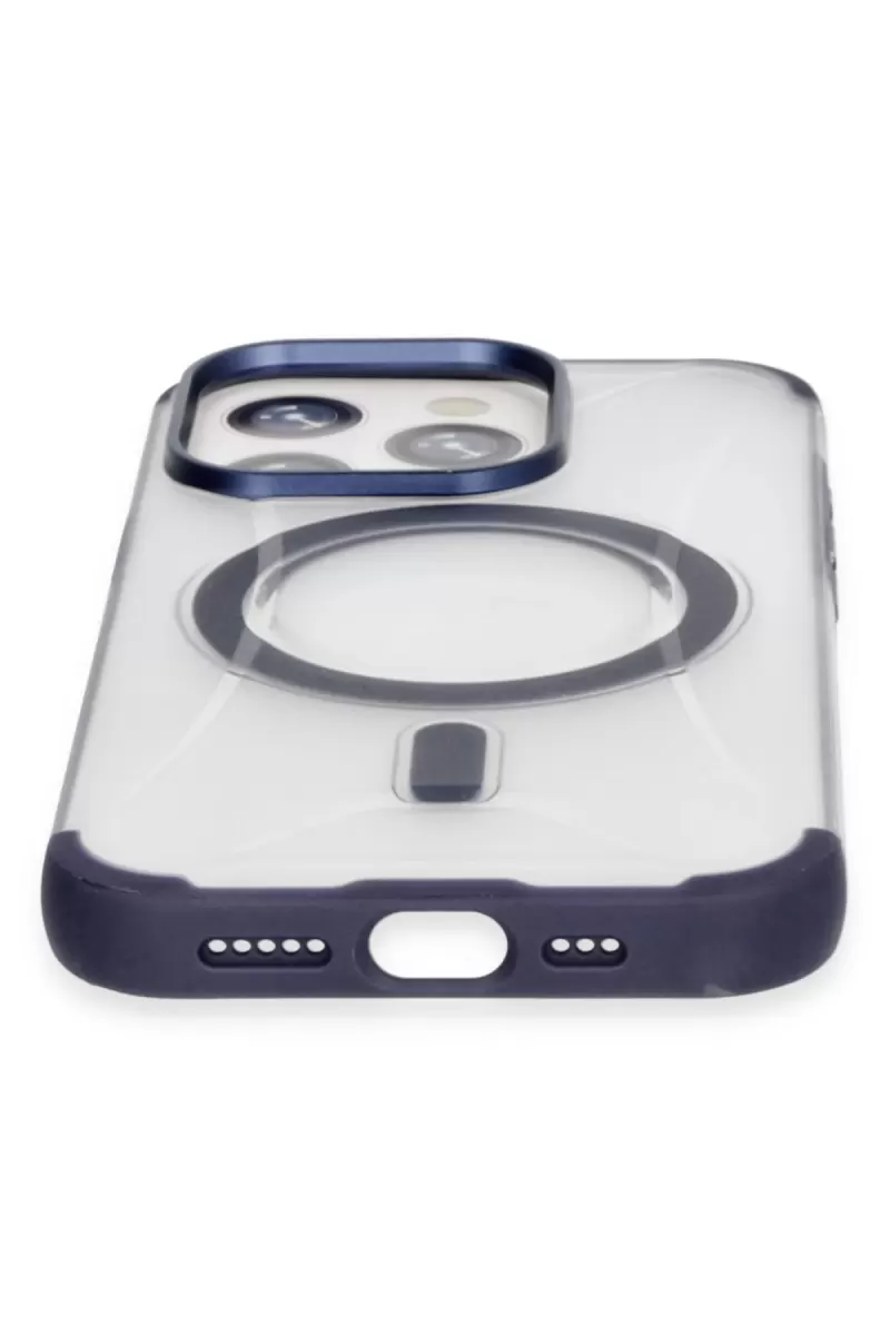 Joko Apple iPhone 15 Pro Max Hilton Magsafe Kapak - Lacivert