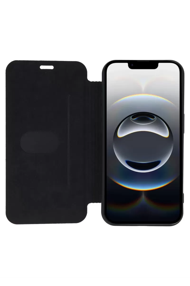 Newface Apple iPhone 16E Kılıf Flip Cover - Lacivert