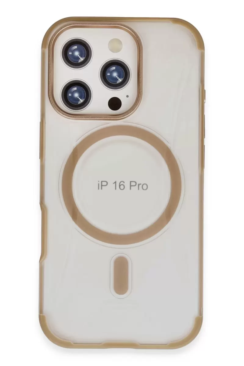 Joko Apple iPhone 16 Pro Max Hilton Magsafe Kapak - Gold
