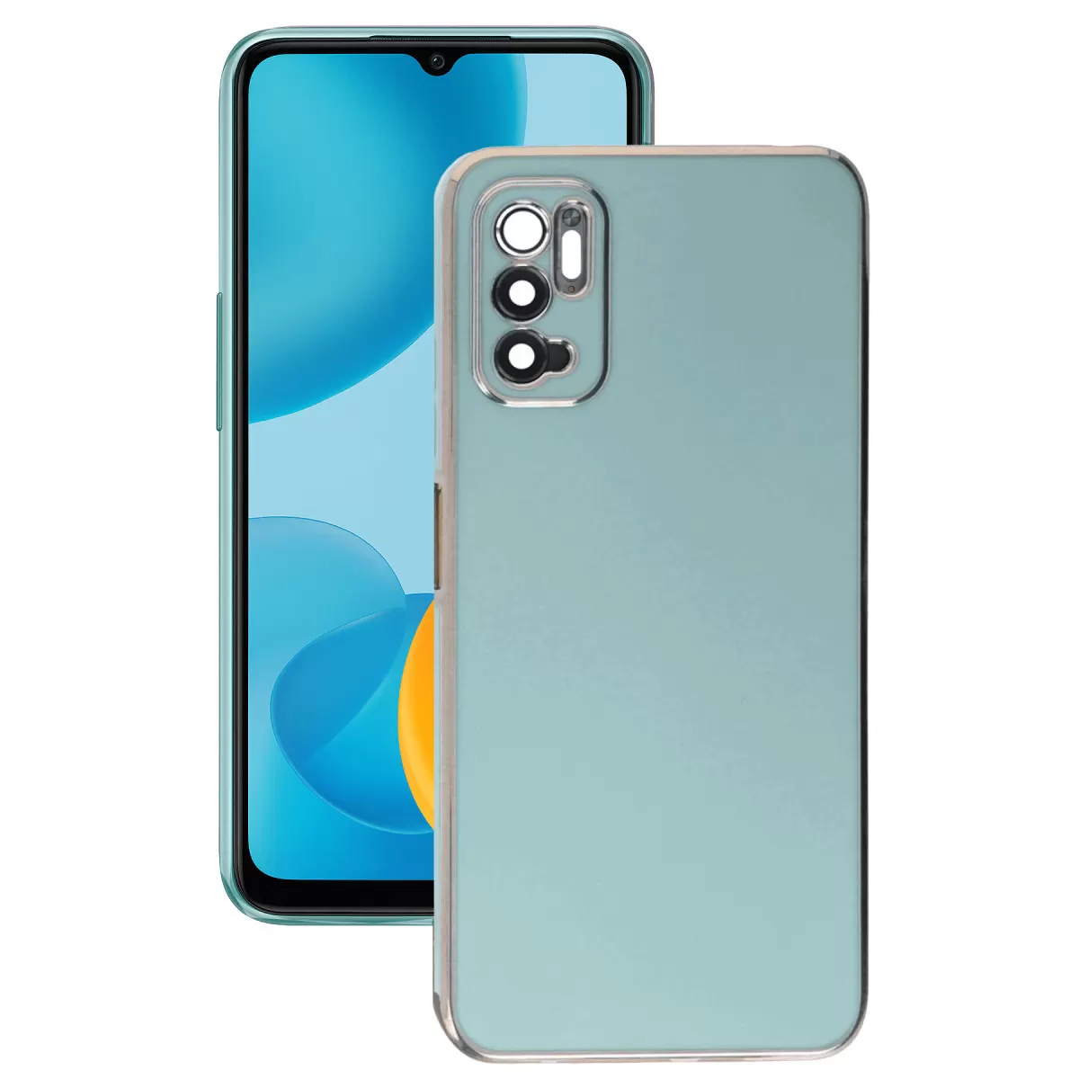 Newface Xiaomi Redmi Note 11 SE Kılıf Volet Silikon - Açık Yeşil