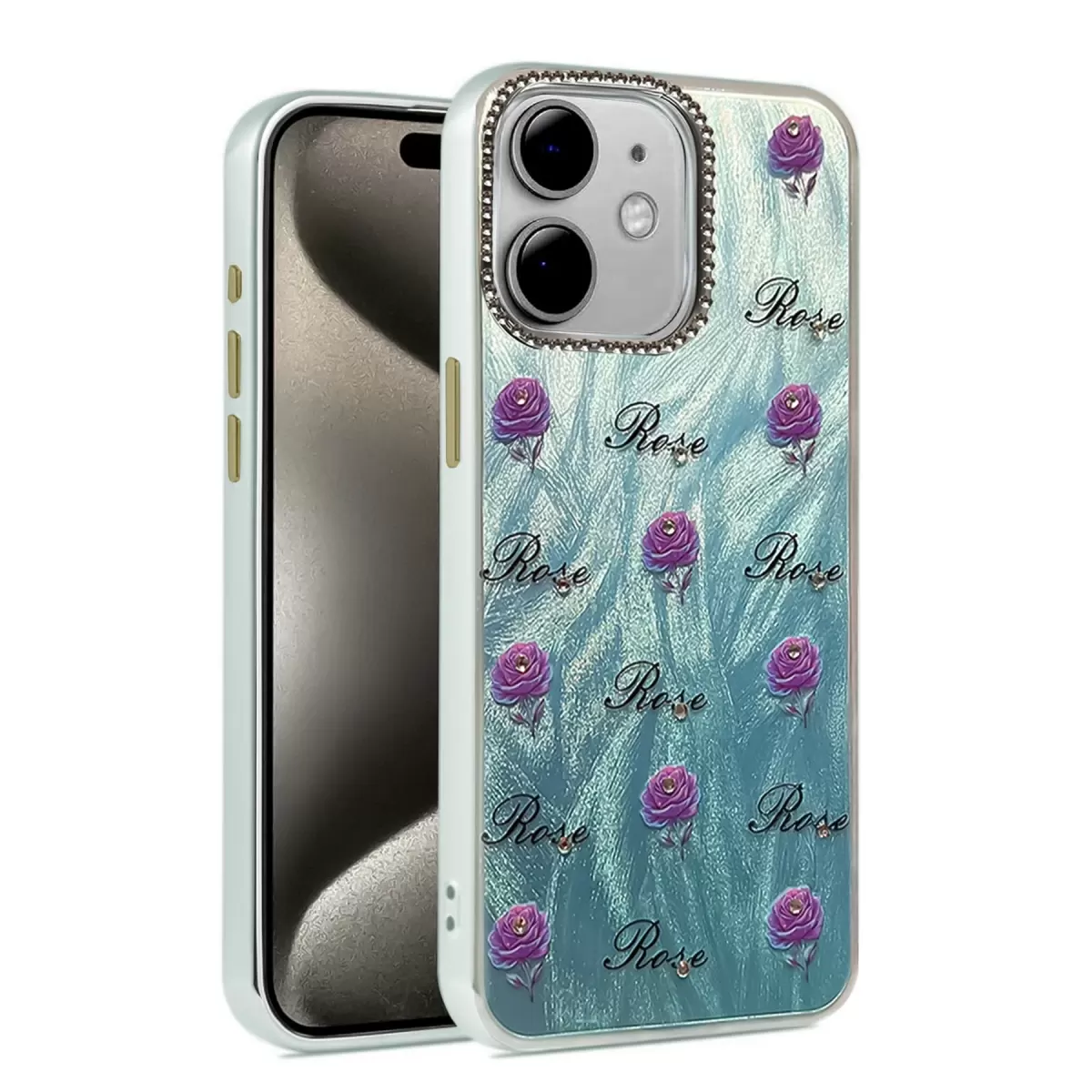Newface Apple iPhone 11 Kılıf Blade Aynalı Desenli Kapak - Desen 9