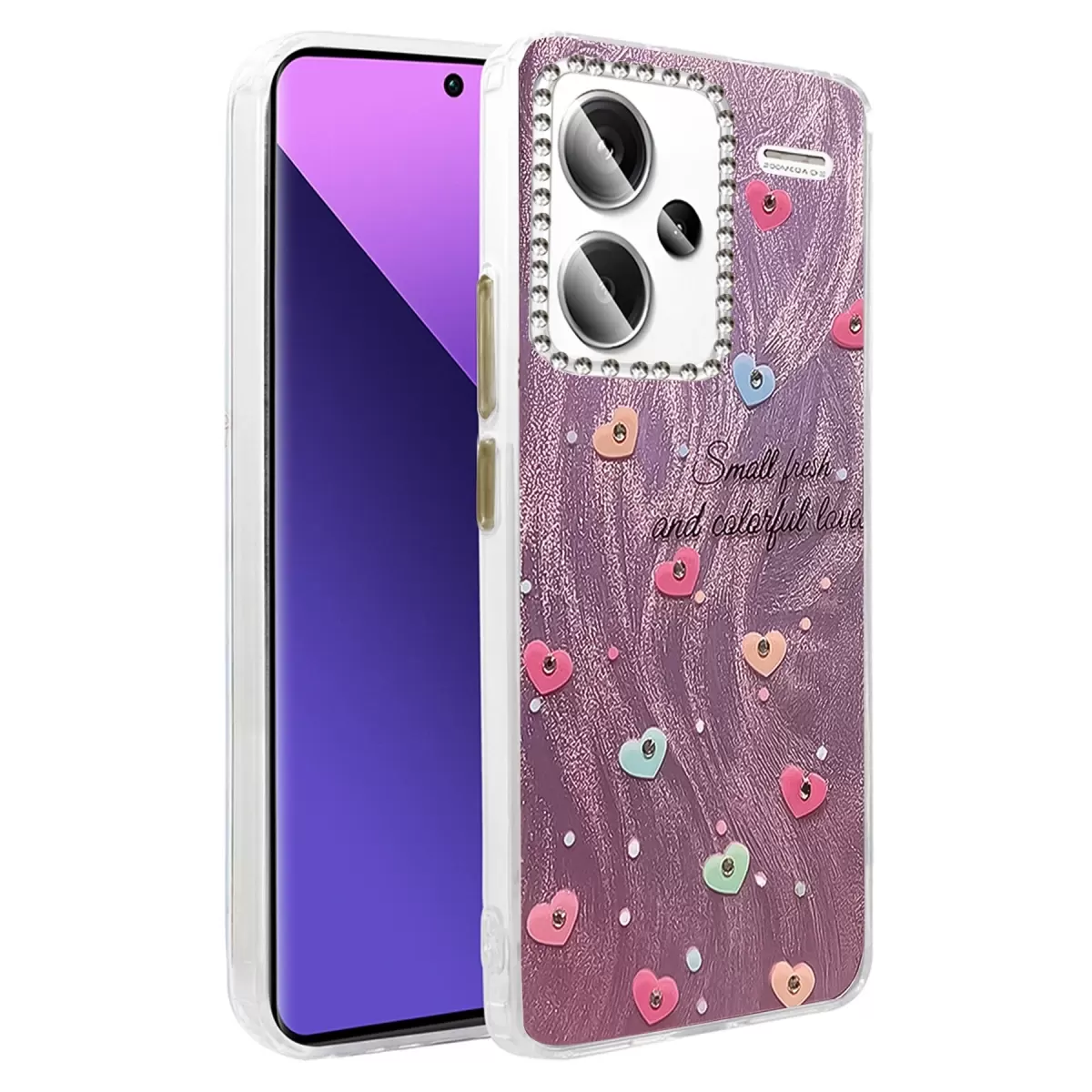 Newface Xiaomi Redmi Note 13 Pro Plus Kılıf Blade Aynalı Desenli Kapak - Desen 8
