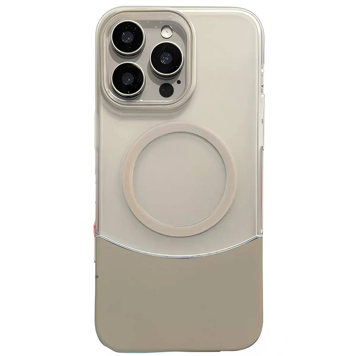 Joko Apple iPhone 16 Pro Max Velar Magsafe Kapak - Natural Grey
