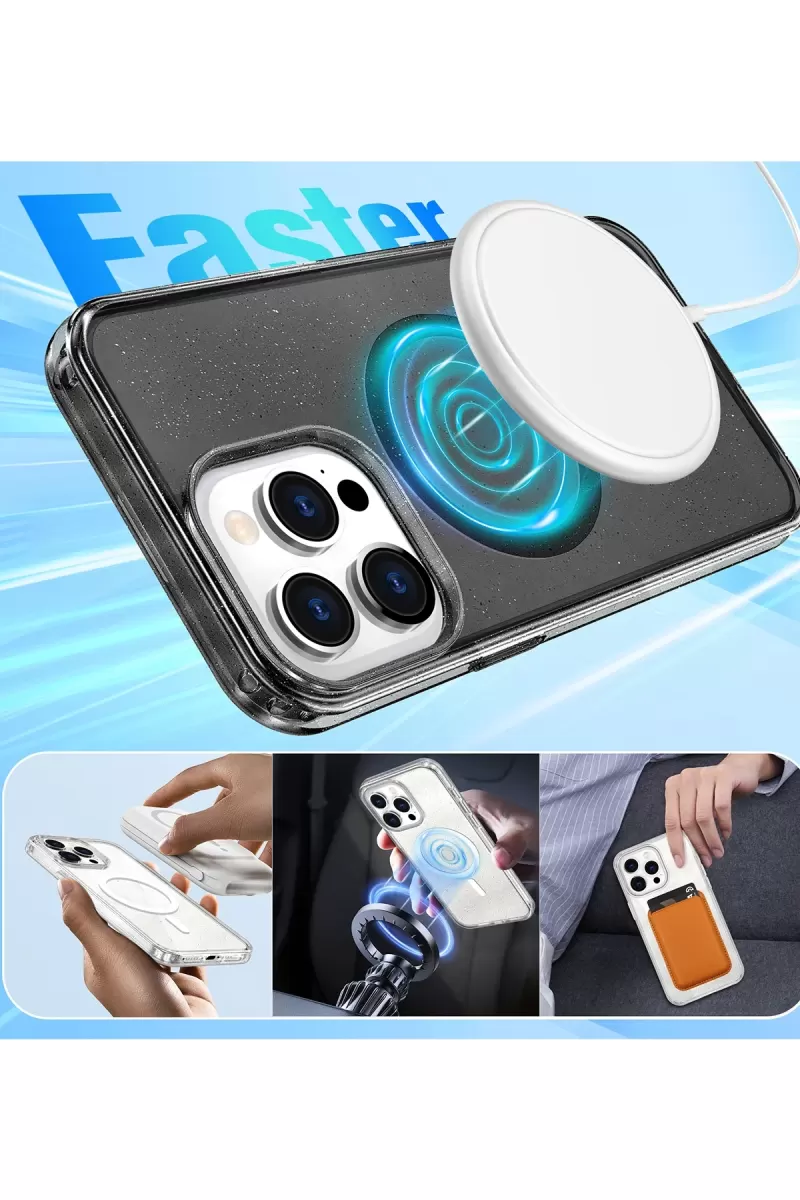 Joko Apple iPhone 14 Pro Max Star Magsafe Kapak - Mor