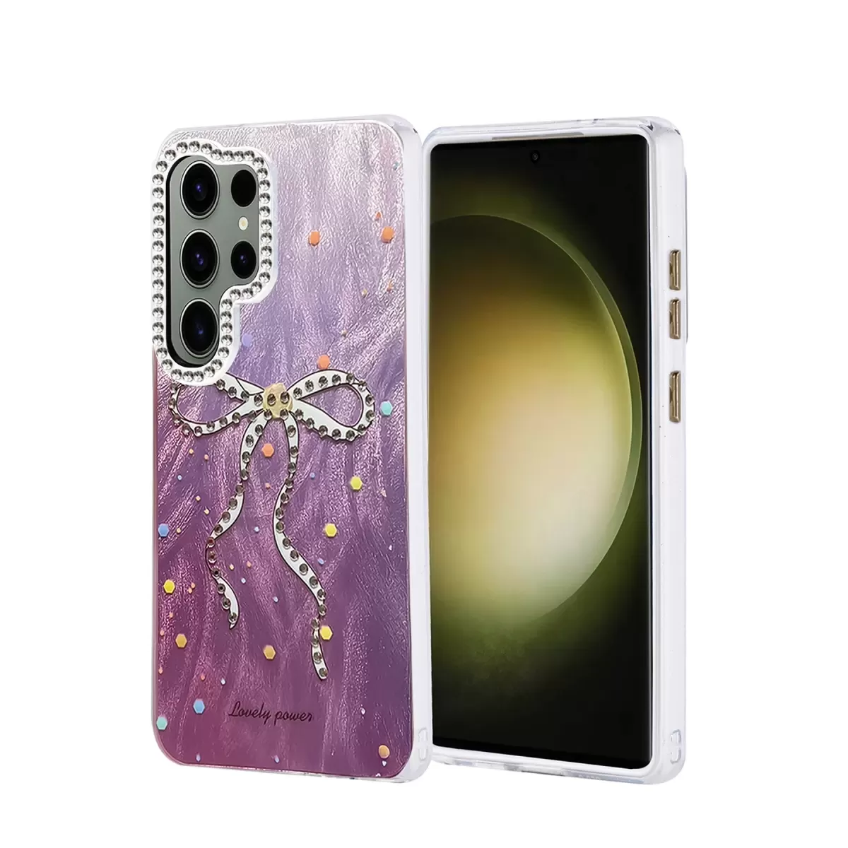 Newface Samsung Galaxy S25 Ultra Kılıf Blade Aynalı Desenli Kapak - Desen 1