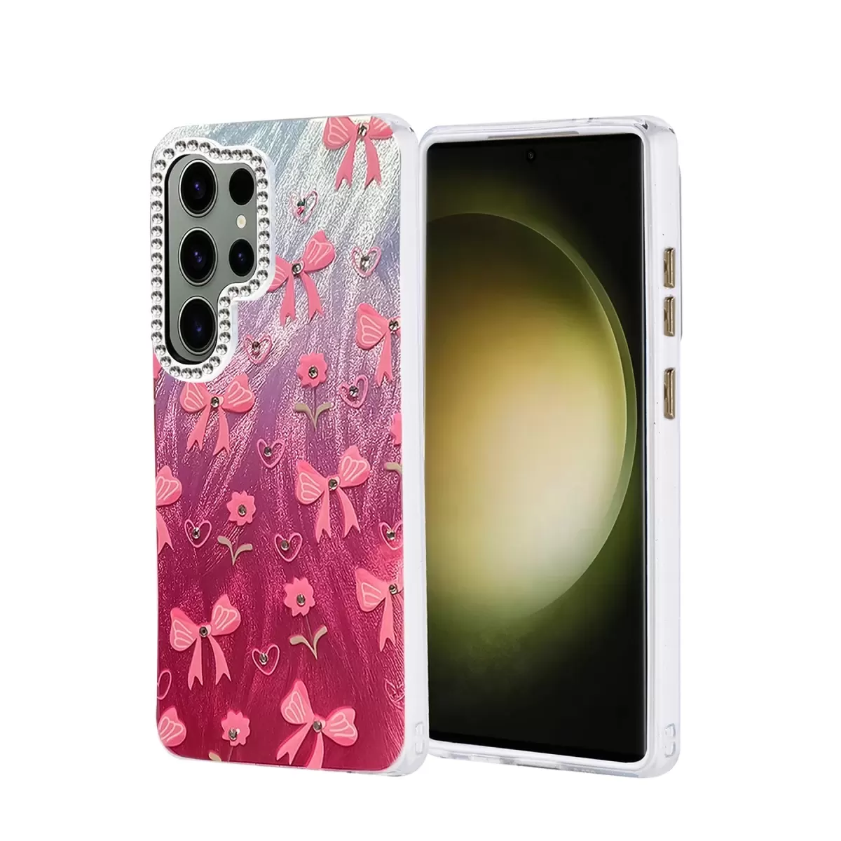 Newface Samsung Galaxy S25 Ultra Kılıf Blade Aynalı Desenli Kapak - Desen 3