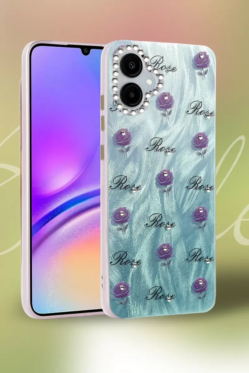Newface Samsung Galaxy A06 Kılıf Blade Aynalı Desenli Kapak - Desen 2