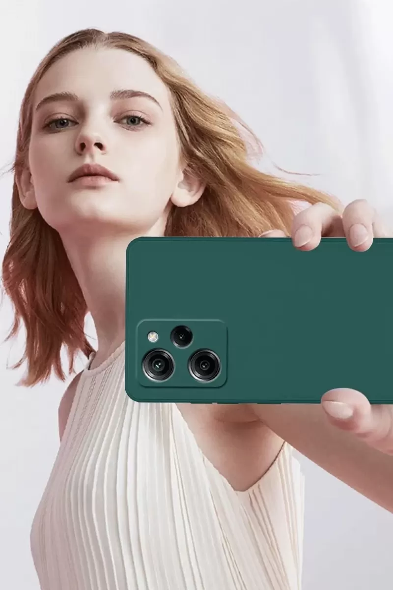Newface Xiaomi Poco X5 Pro 5G Nano içi Kadife Silikon - Kırmızı