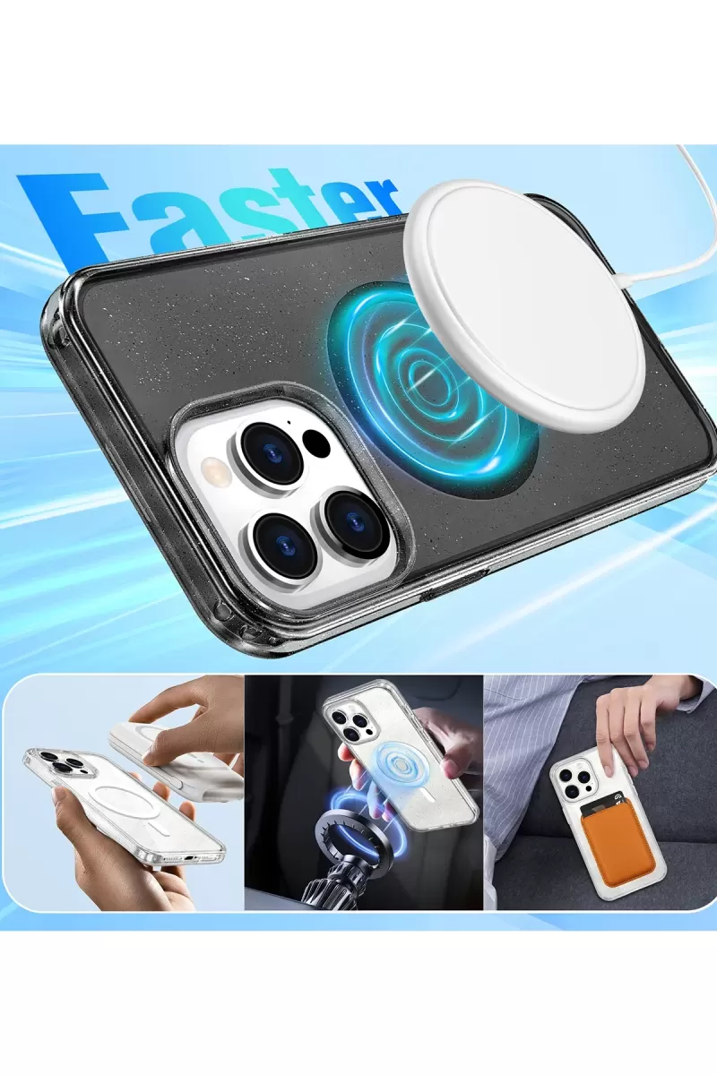 Joko Apple iPhone 16 Pro Max Star Magsafe Kapak - Siyah