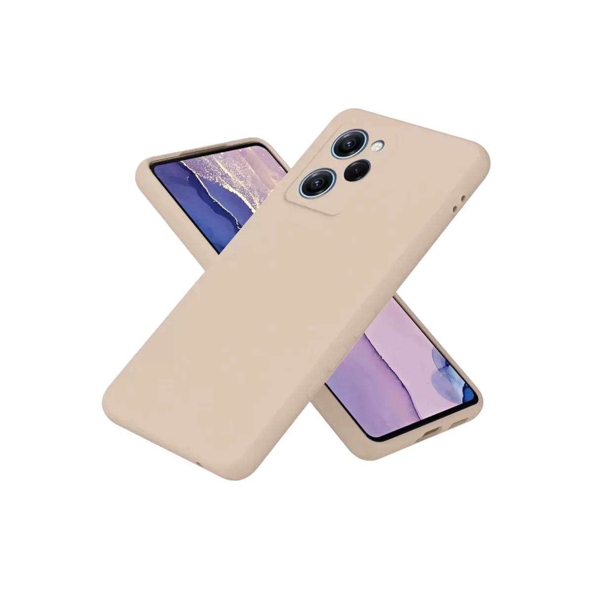 Newface Xiaomi Poco X5 Pro 5G Nano içi Kadife Silikon - Pudra