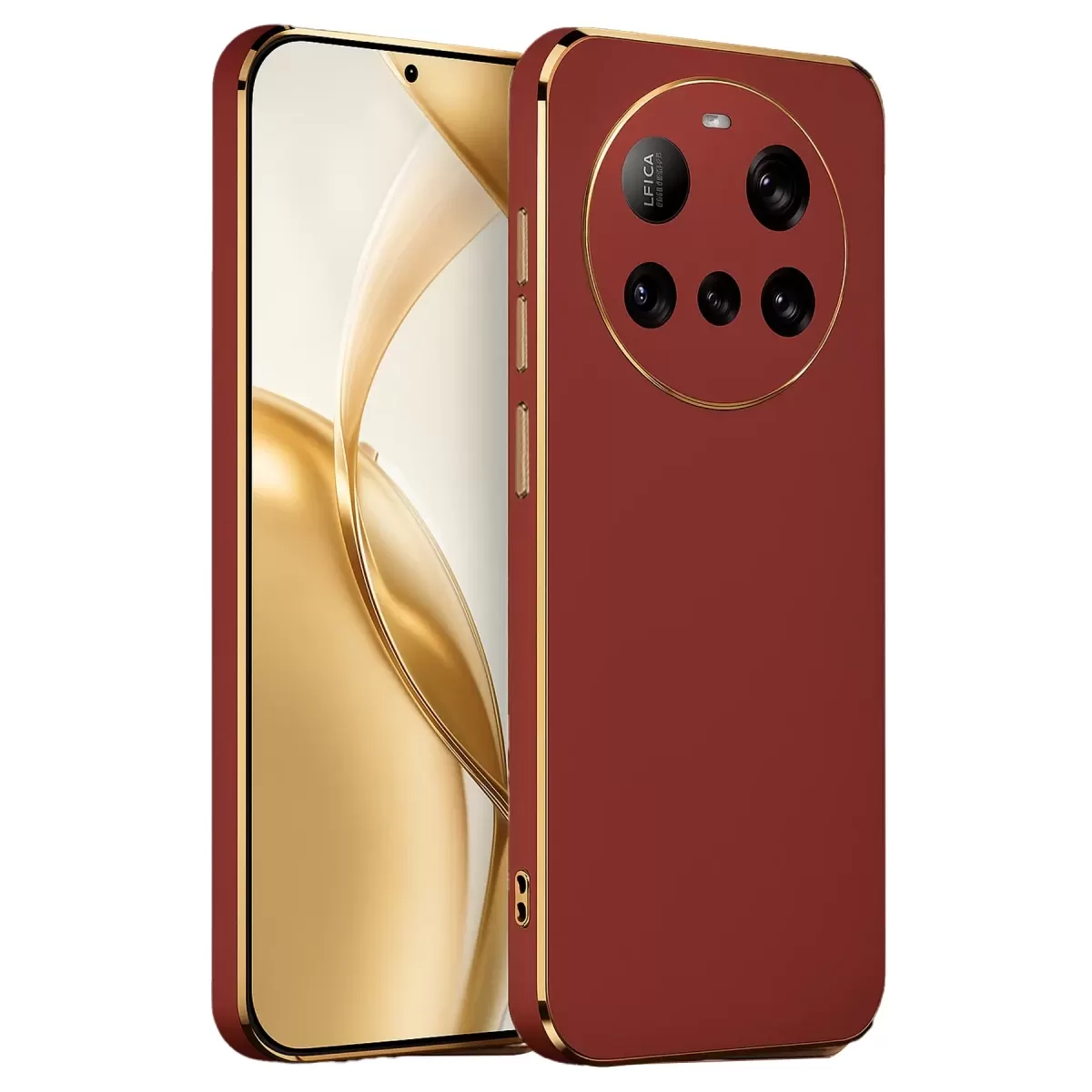 Newface Xiaomi Mi 15 Ultra Kılıf Volet Silikon - Kırmızı