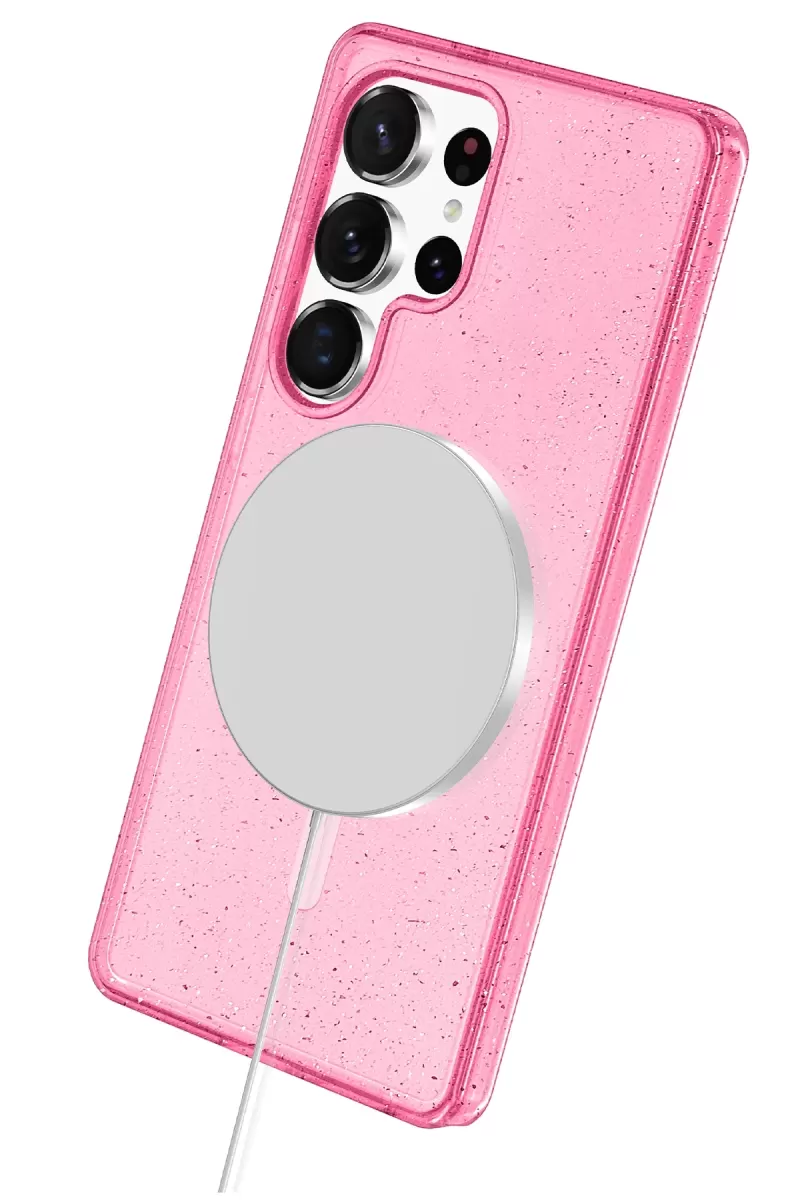 Joko Samsung Galaxy S25 Ultra Star Magsafe Kapak - Pembe