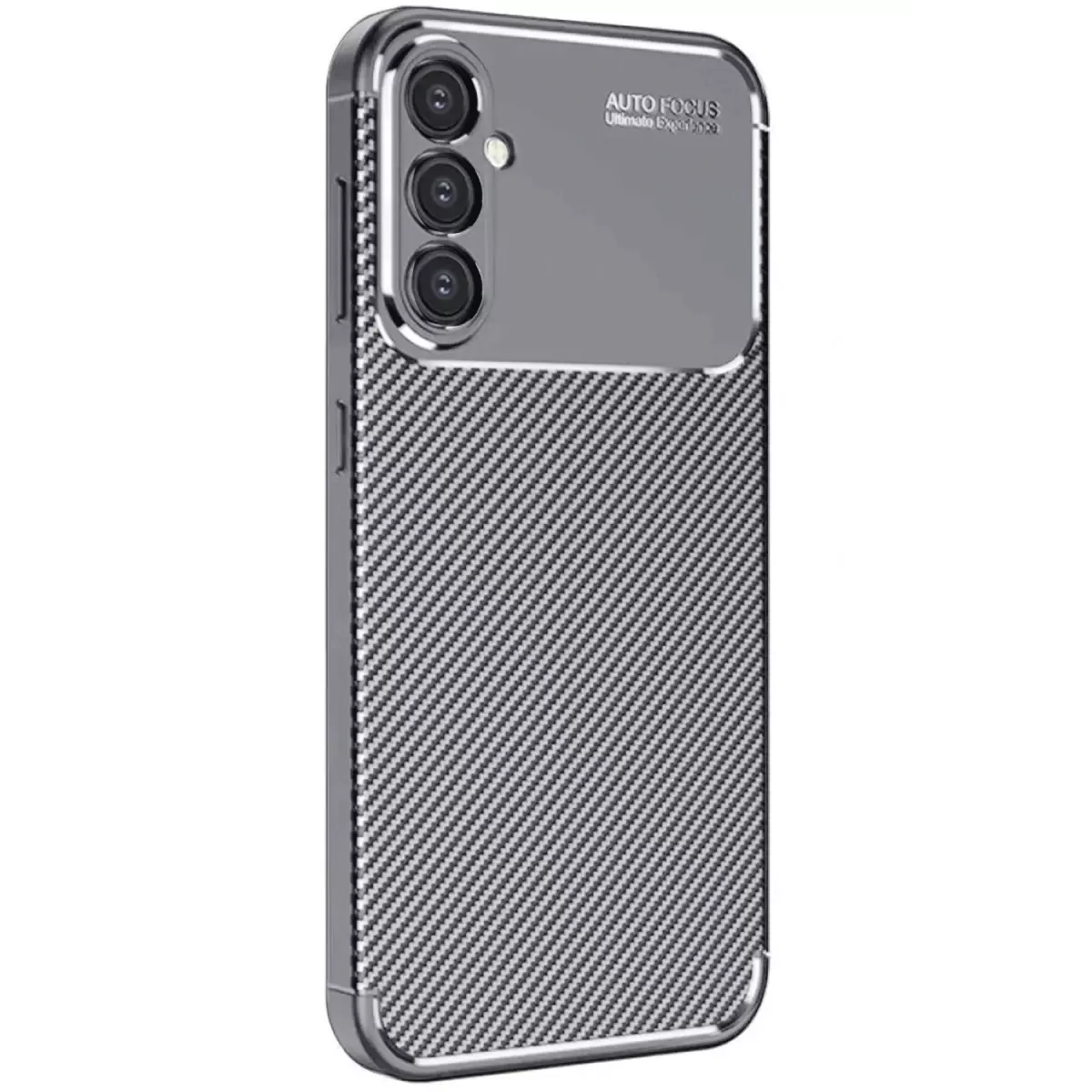 Newface Samsung Galaxy A26 Kılıf Auto Focus Karbon Kapak - Gri