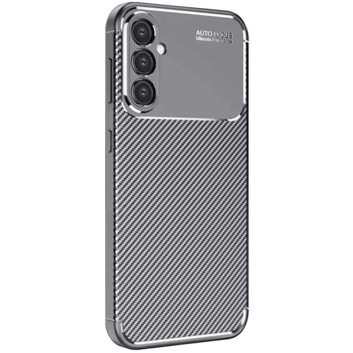 Newface Samsung Galaxy A26 Kılıf Auto Focus Karbon Kapak - Gri