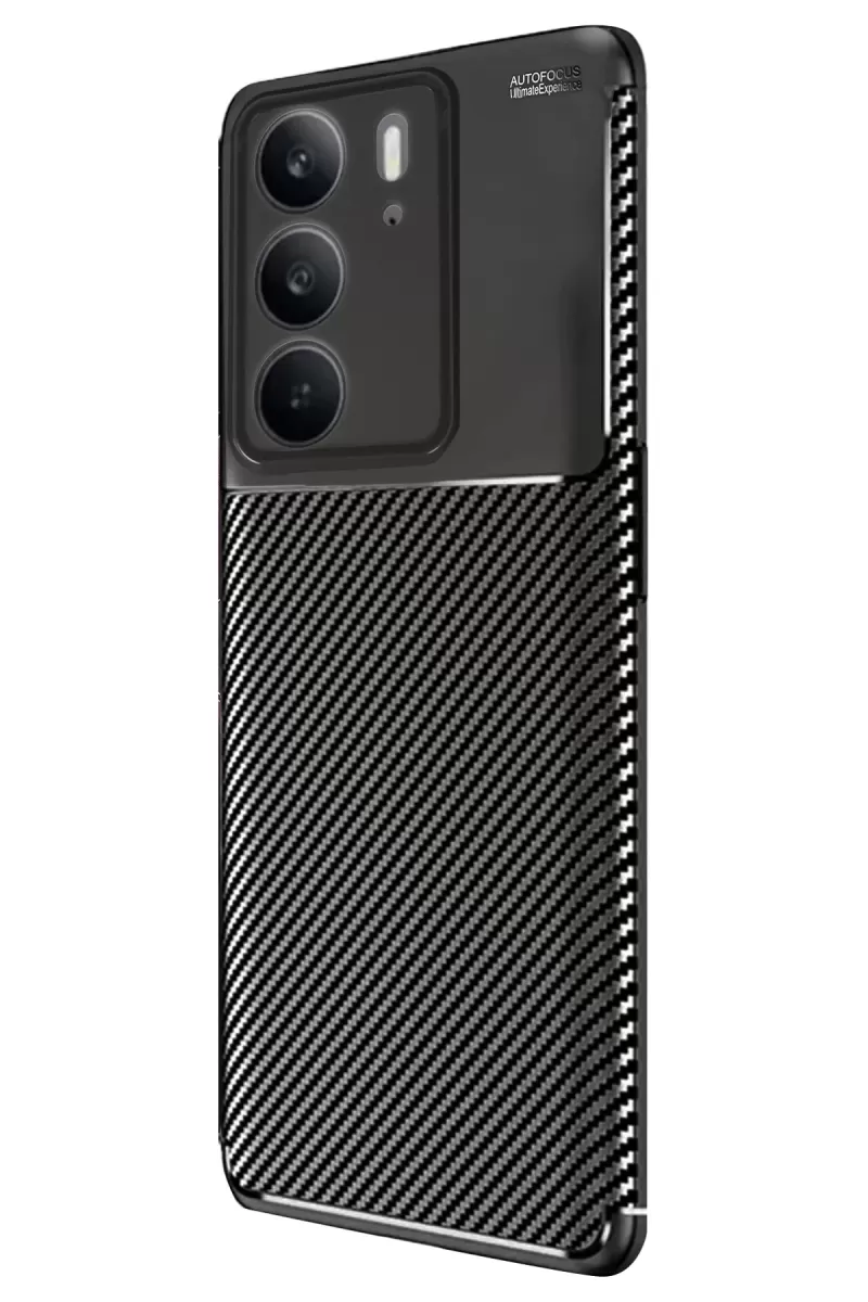 Newface Realme C75 4G Auto Focus Karbon Kapak - Siyah