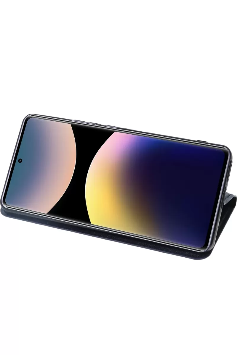 Newface Xiaomi Redmi Note 14 Pro 4G Kılıf Trend S Plus Kapaklı Kılıf - Yeşil