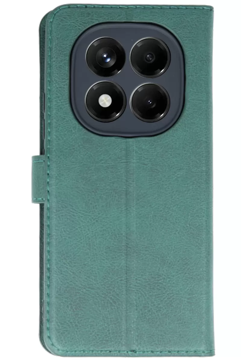 Newface Xiaomi Redmi Note 14 4G Kılıf Trend S Plus Kapaklı Kılıf - Yeşil