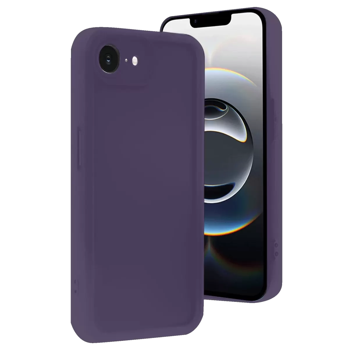 Newface Apple iPhone 16E Kılıf Viera Silikon - Mor