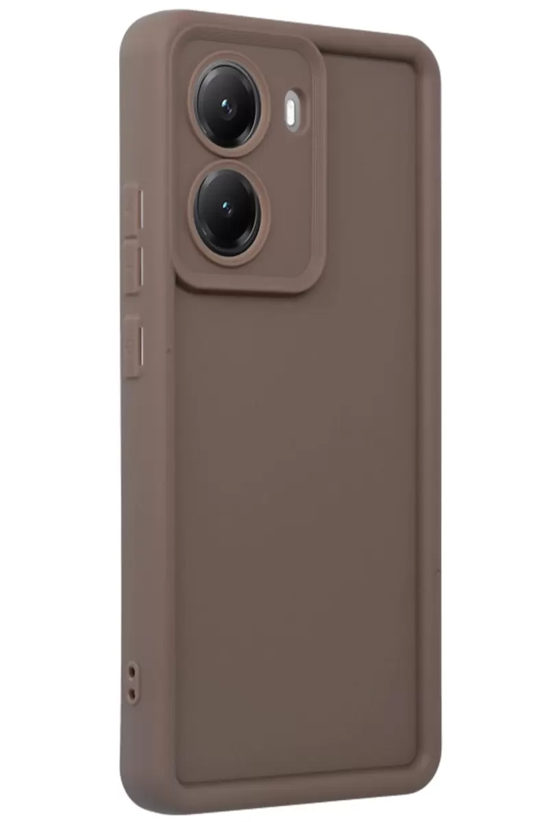 Newface Xiaomi Poco X7 Pro Viera Silikon - Kahverengi