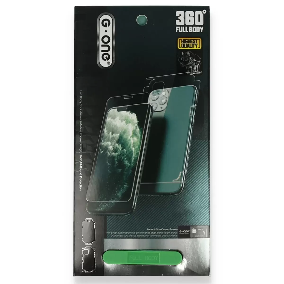 Newface Apple iPhone 16 Pro Max 360 Mat Full Body Arka Koruyucu