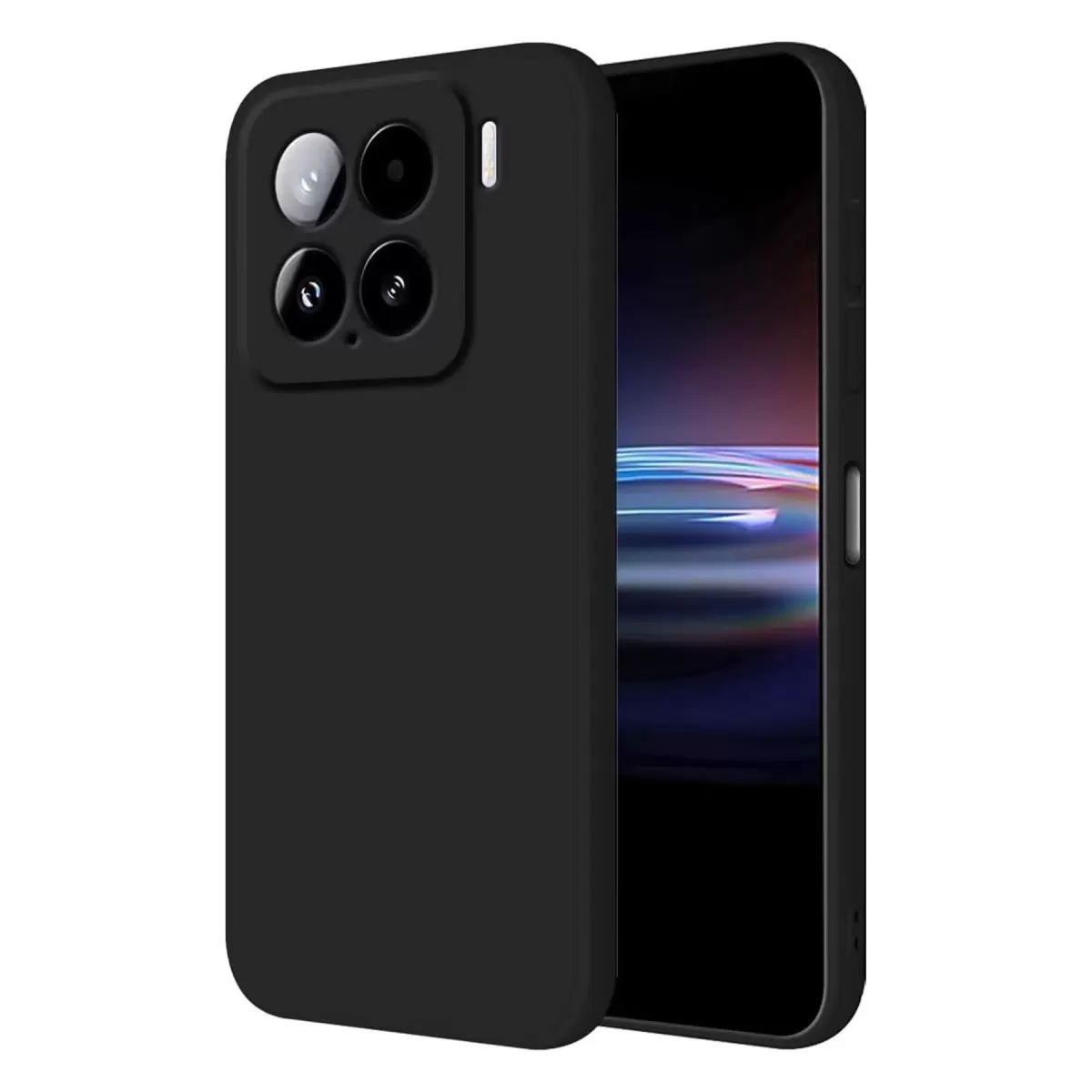 Newface Xiaomi Mi 15 Kılıf Nano içi Kadife Silikon - Siyah