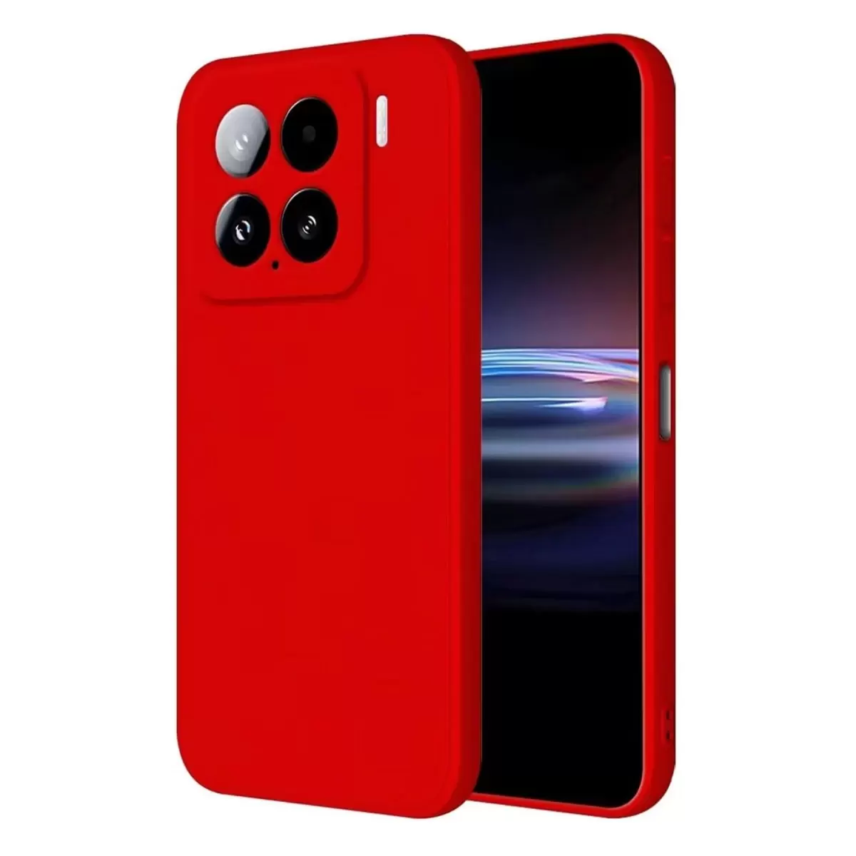 Newface Xiaomi Mi 15 Kılıf Nano içi Kadife Silikon - Kırmızı