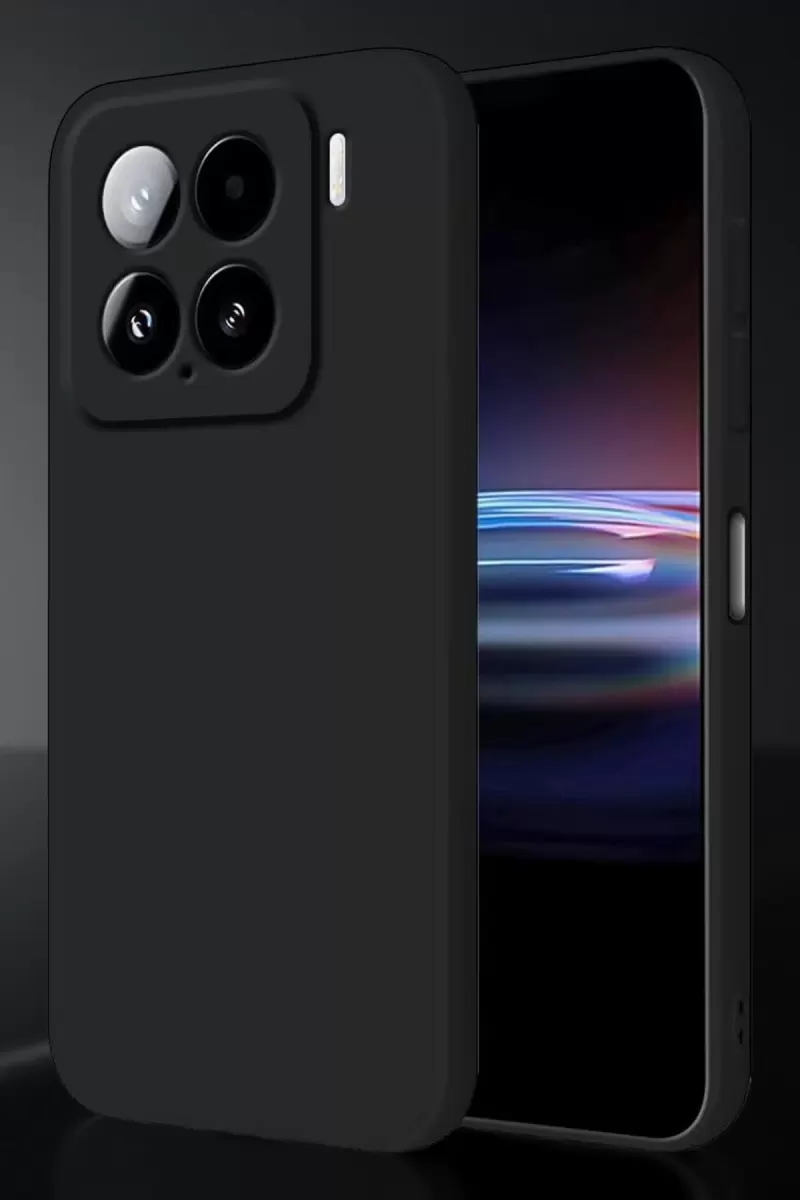 Newface Xiaomi Mi 15 Pro Kılıf Nano içi Kadife Silikon - Siyah