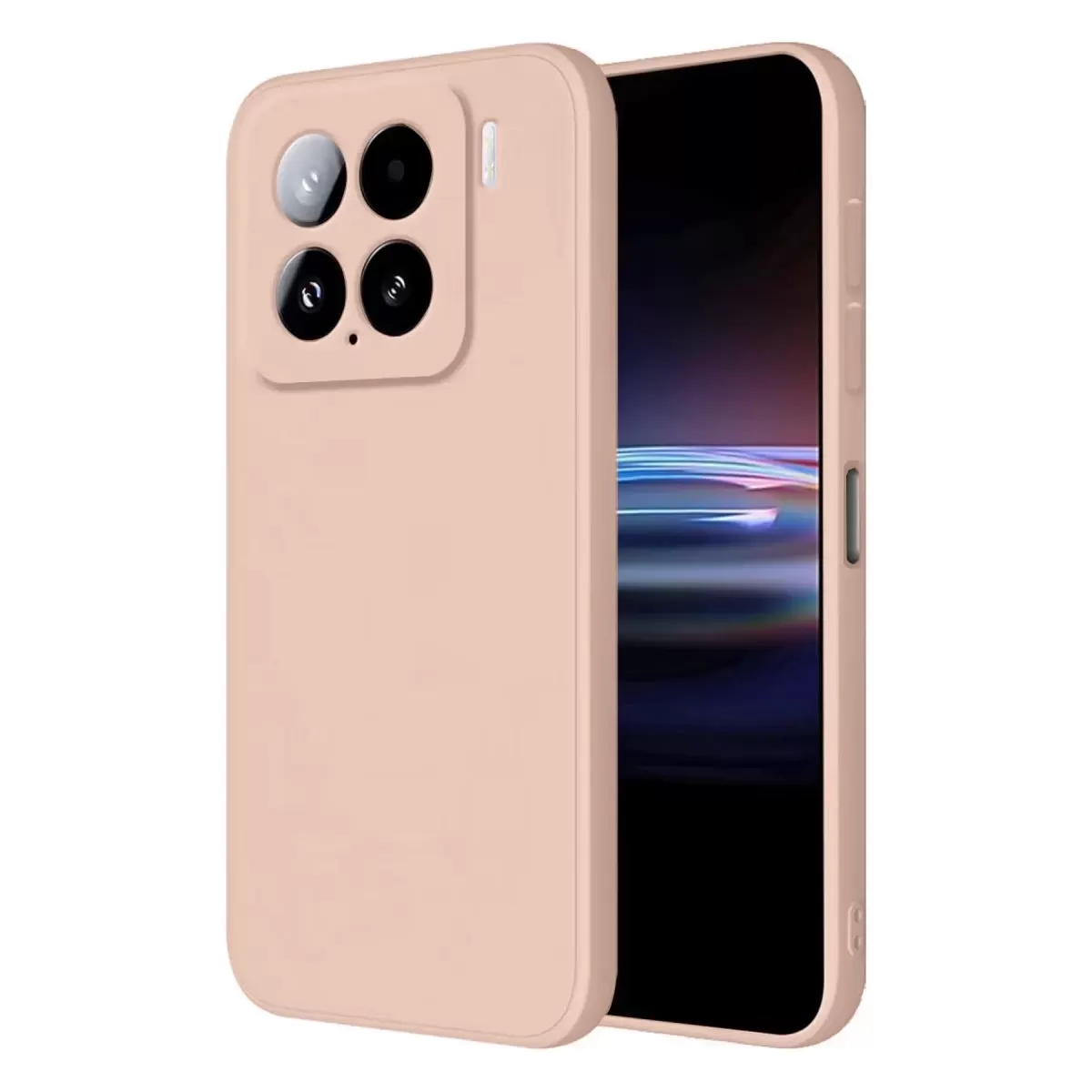 Newface Xiaomi Mi 15 Pro Kılıf Nano içi Kadife Silikon - Pudra