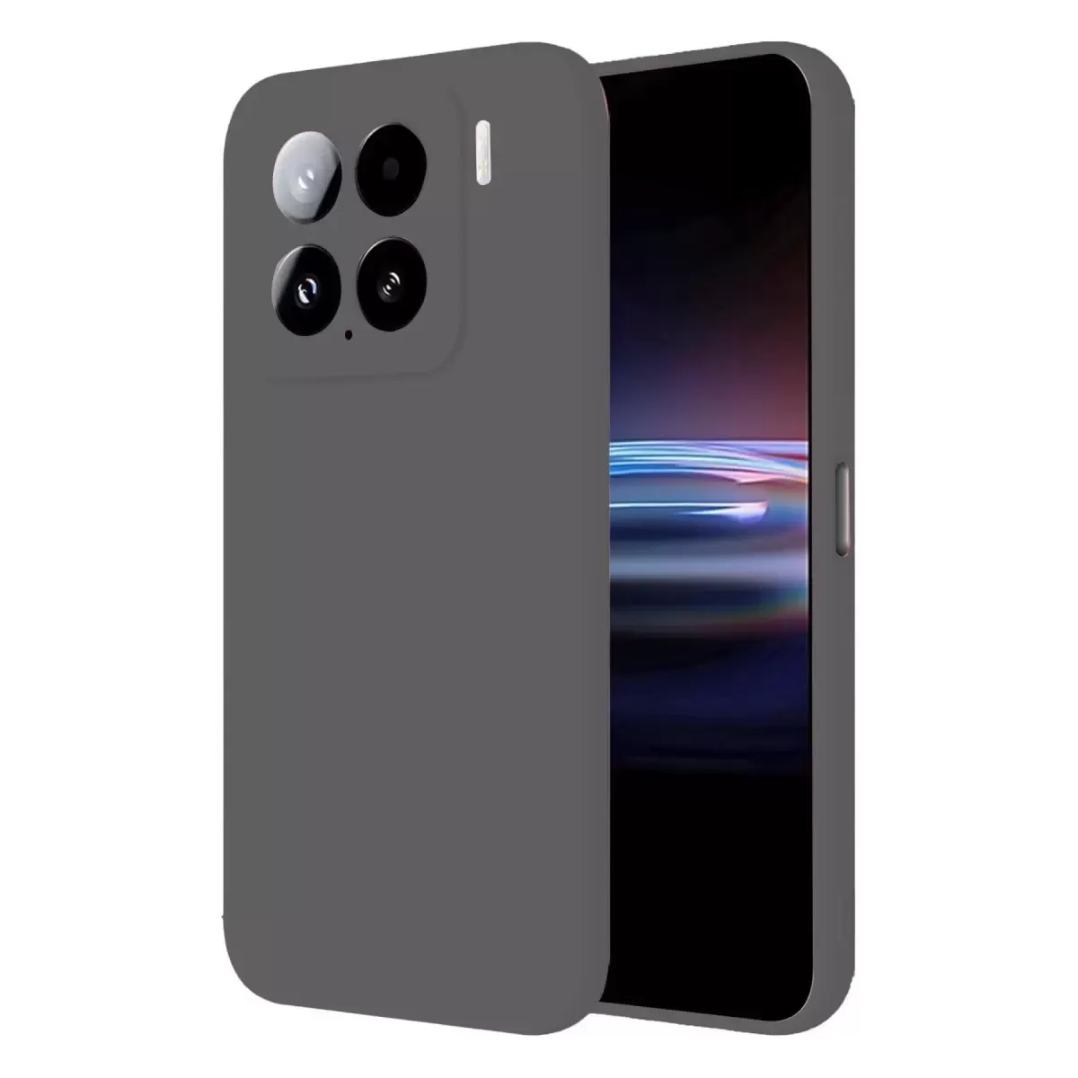 Newface Xiaomi Mi 15 Pro Kılıf Nano içi Kadife Silikon - Gri