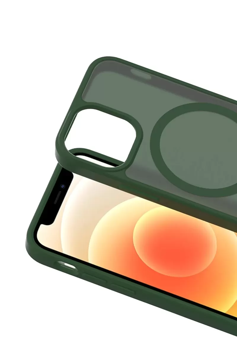 Joko Apple iPhone 11 Jota Magsafe Kapak - Koyu Yeşil