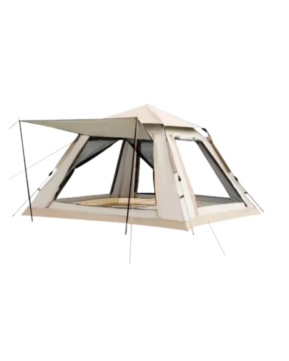 Güneşlikli Kamp Çadırı 240x240x160 cm 6 Kişilik Kolay Kurulum Outdoor