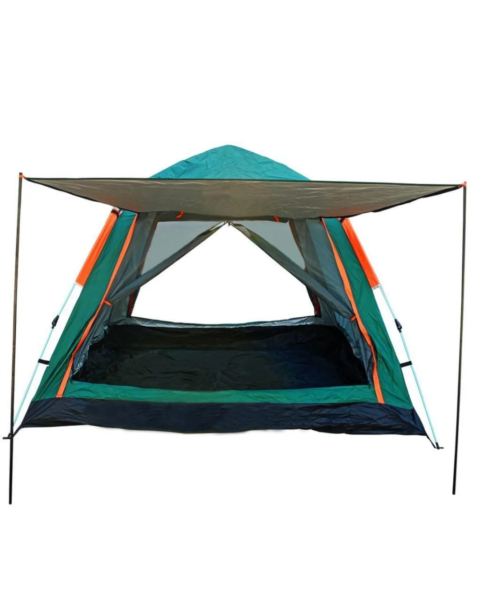 Büyük Boy Kamp Çadırı Güneşlikli 4 5 Kişilik Taşınabilir Outdoor Çadır