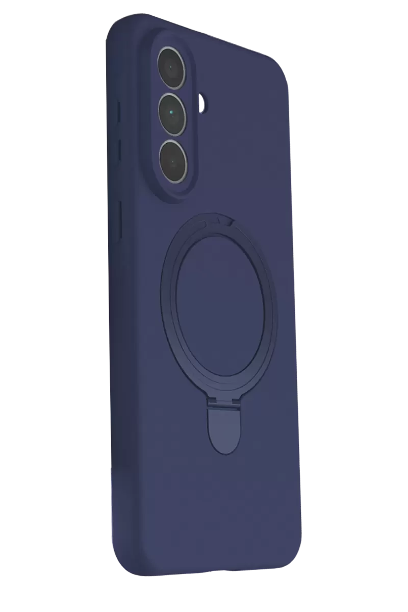 Newface Samsung Galaxy A57 5G Regal Magsafe Standlı Kapak - Lacivert