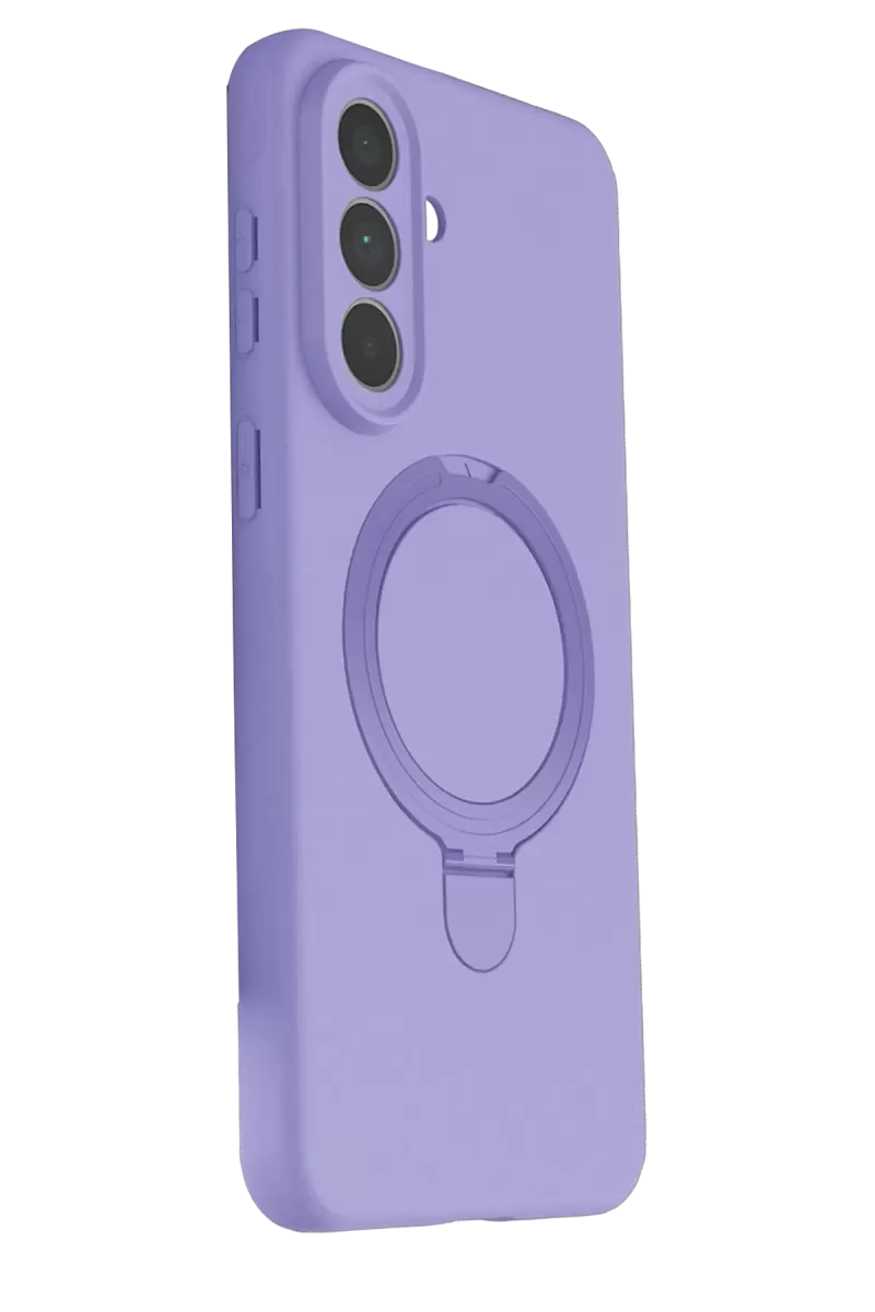 Newface Samsung Galaxy A57 5G Regal Magsafe Standlı Kapak - Lila