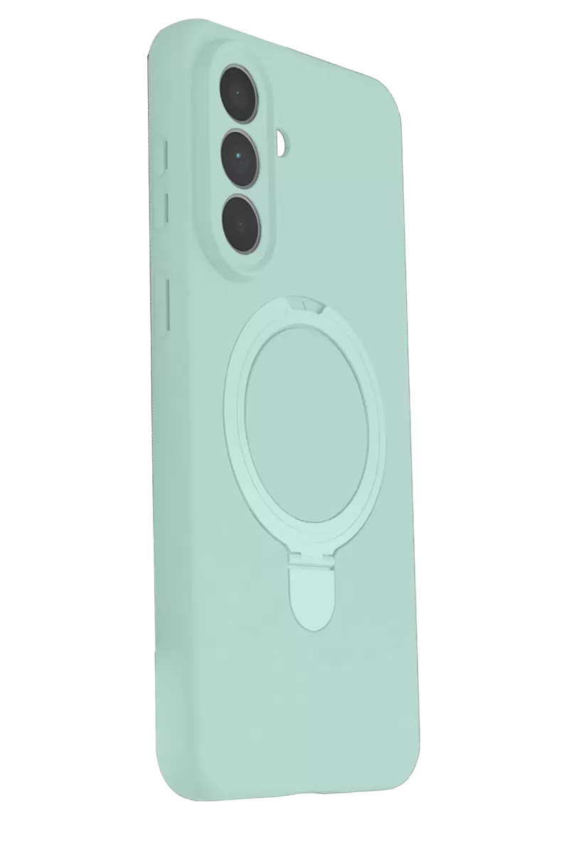 Newface Samsung Galaxy A57 5G Regal Magsafe Standlı Kapak - Su Yeşili