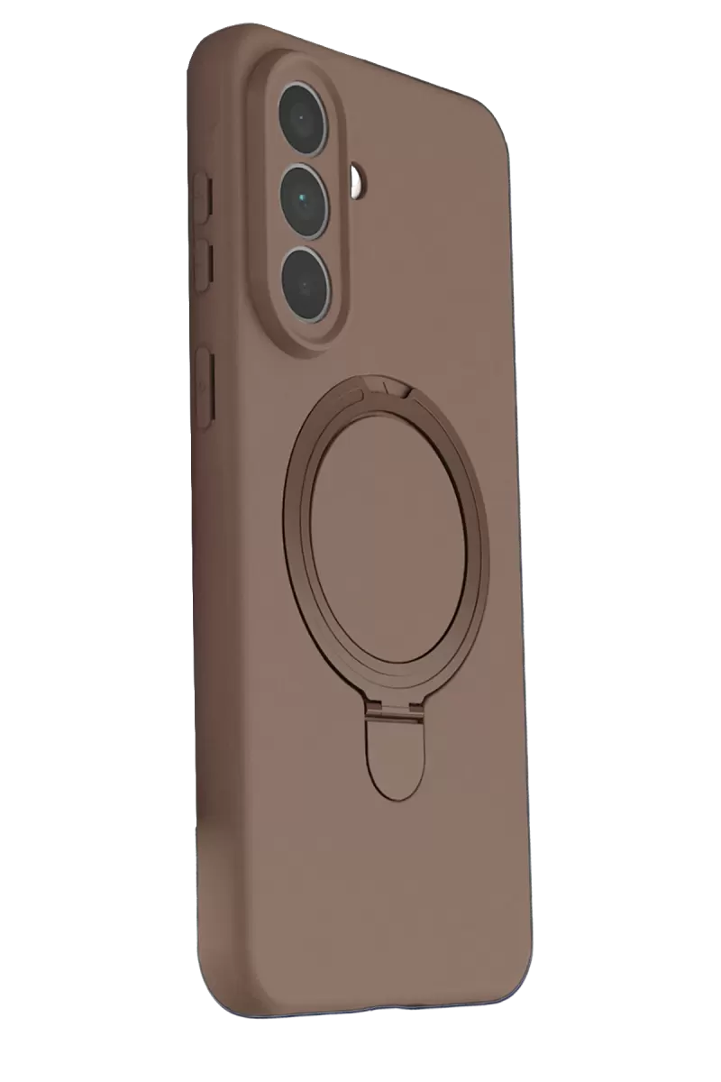 Newface Samsung Galaxy A57 5G Regal Magsafe Standlı Kapak - Çöl Titanyum