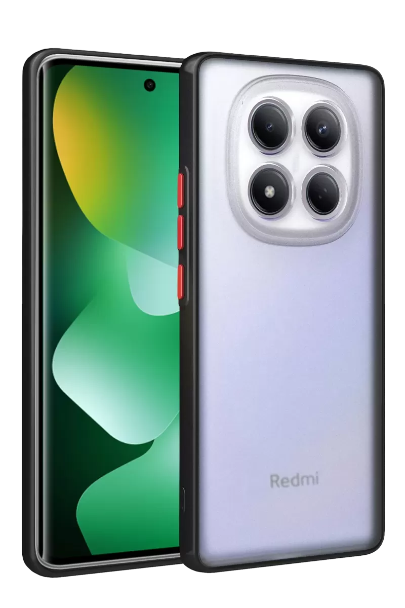 Newface Xiaomi Redmi Note 15 4G Montreal Silikon Kapak - Siyah