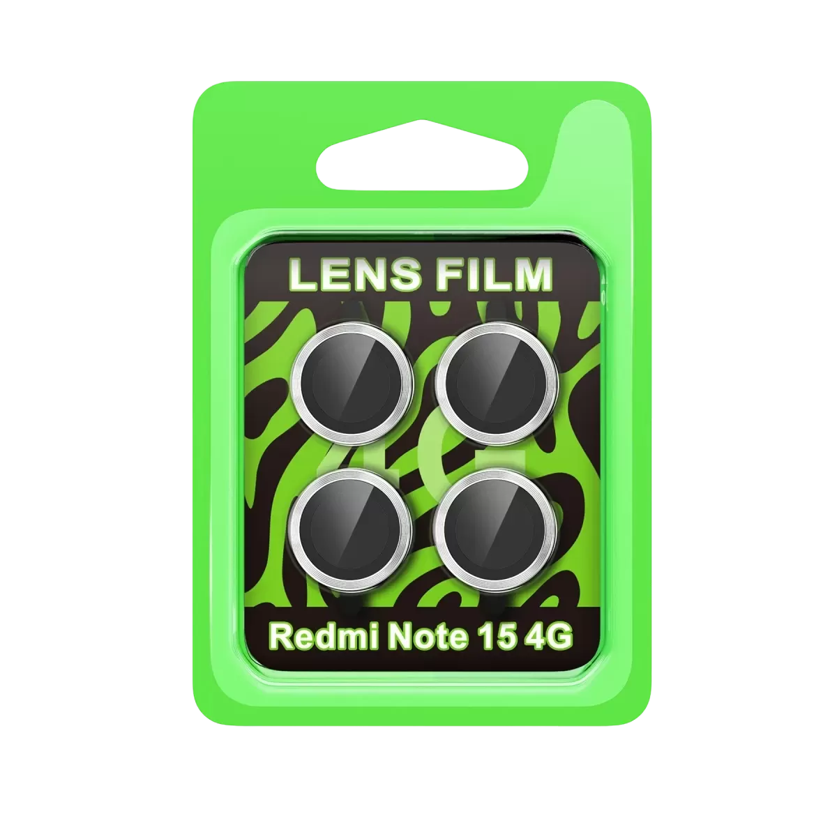 Newface Xiaomi Redmi Note 15 4G Raze Metal Kamera Lens - Gümüş