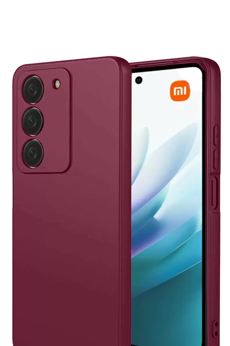 Newface Xiaomi Redmi 15 4G First Silikon - Bordo