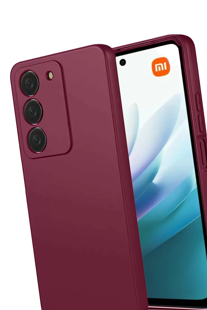 Newface Xiaomi Redmi 15 4G First Silikon - Bordo
