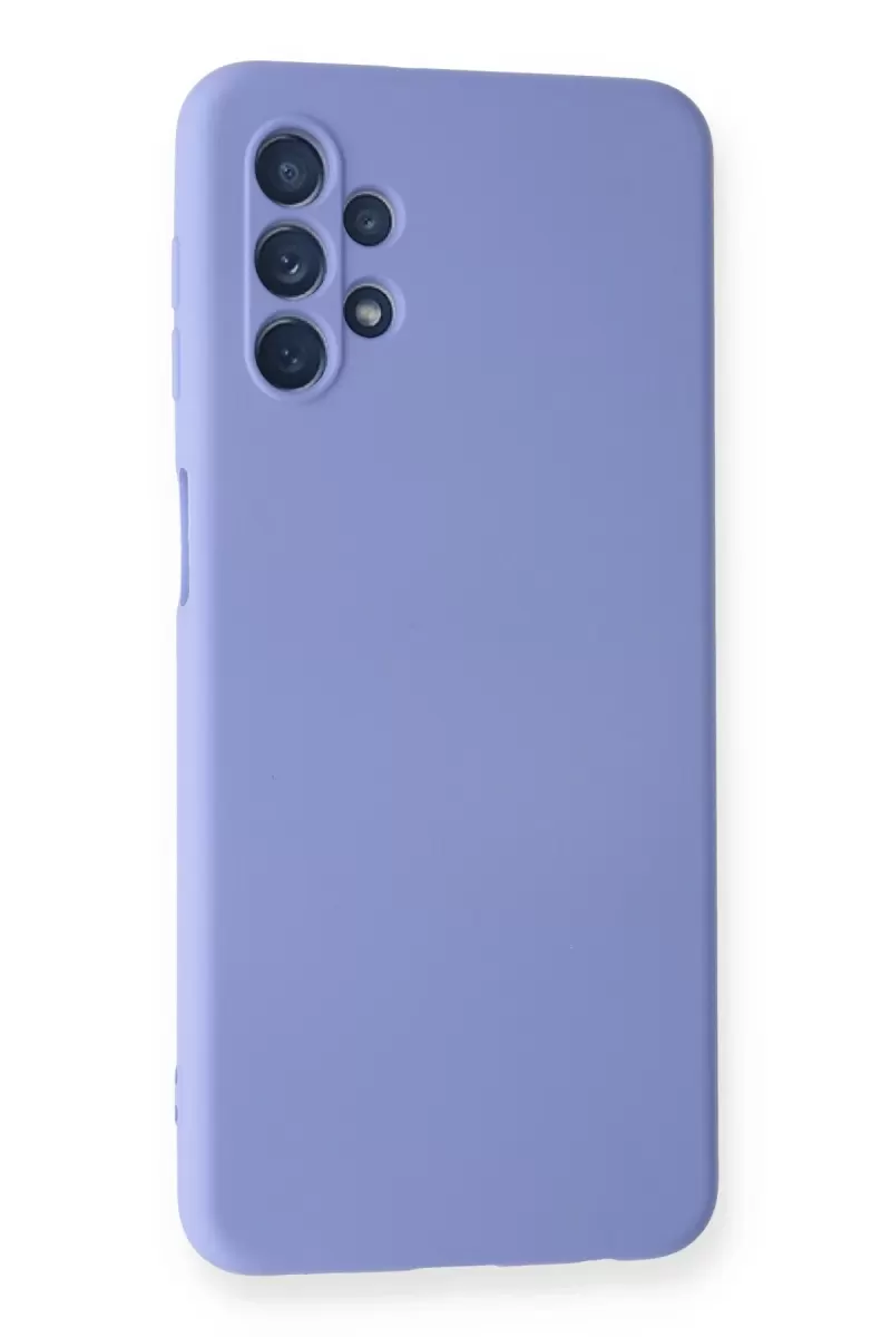 Newface Samsung Galaxy A52 Kılıf Nano içi Kadife Silikon - Lila