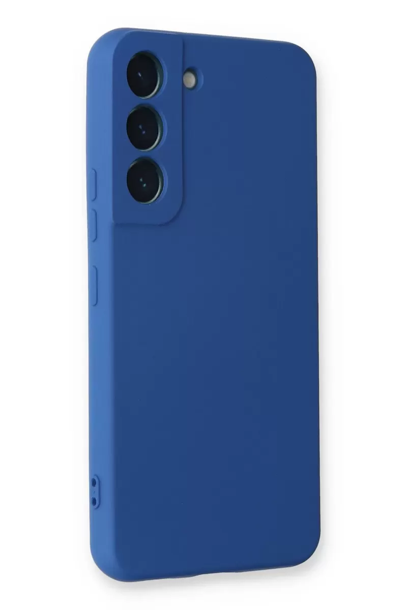 Newface Samsung Galaxy S23 Kılıf Nano içi Kadife Silikon - Mavi