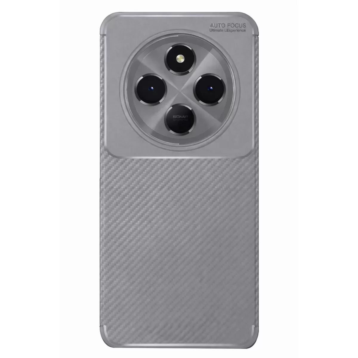 Newface Xiaomi Redmi 14C Kılıf Auto Focus Karbon Kapak - Gri