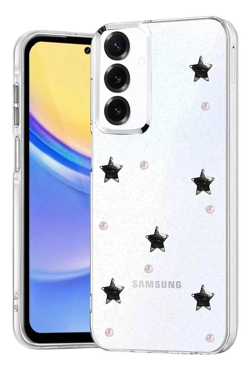 Newface Samsung Galaxy A57 5G Fiyonk Desenli Kapak - Desen 7