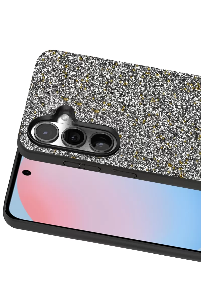 Onegif Samsung Galaxy S24 Bright Simli Kapak - Gold