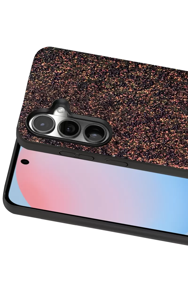 Onegif Samsung Galaxy S24 Plus Bright Simli Kapak - Derin Mor