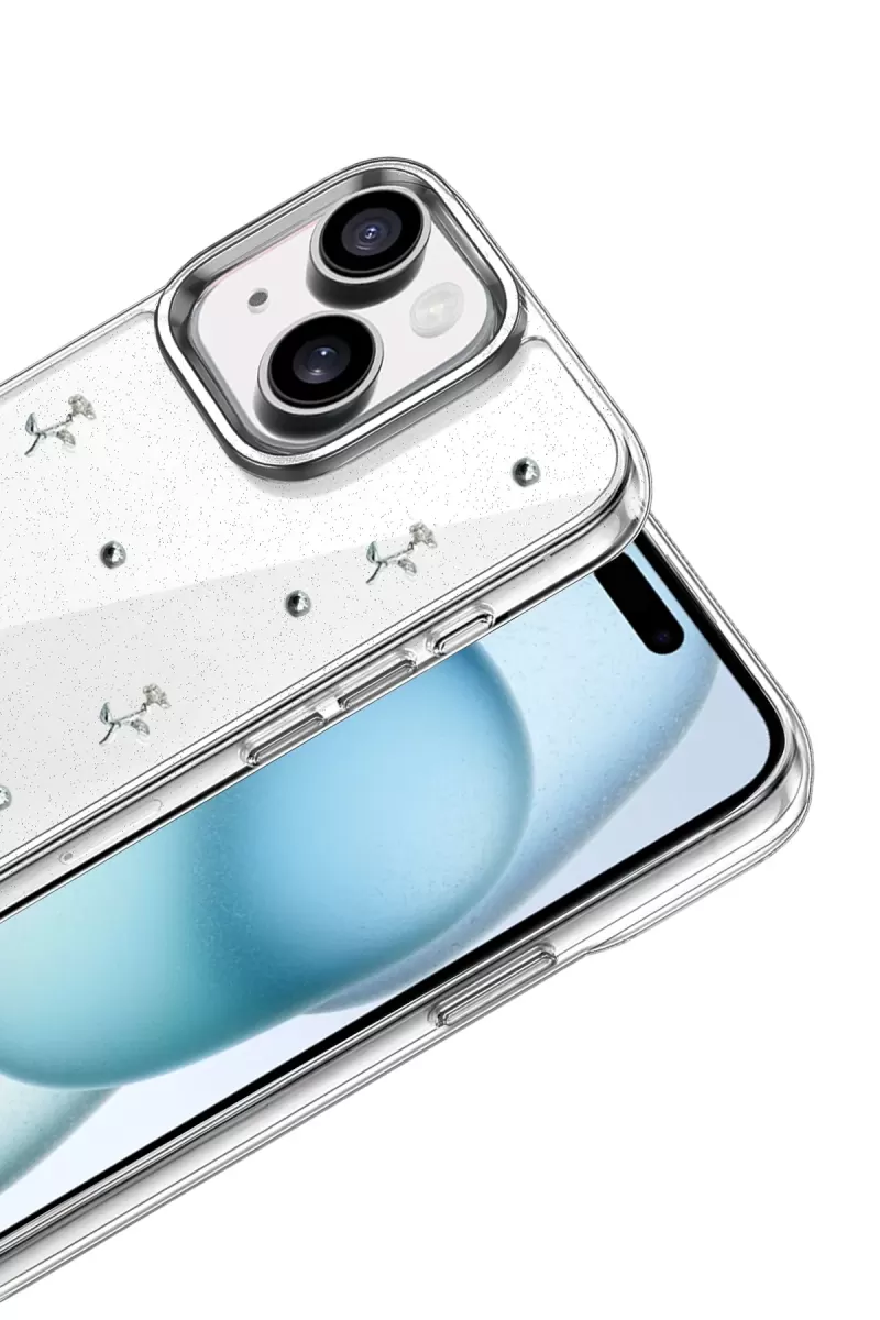 Newface Apple iPhone 14 Fiyonk Desenli Kapak - Desen 4