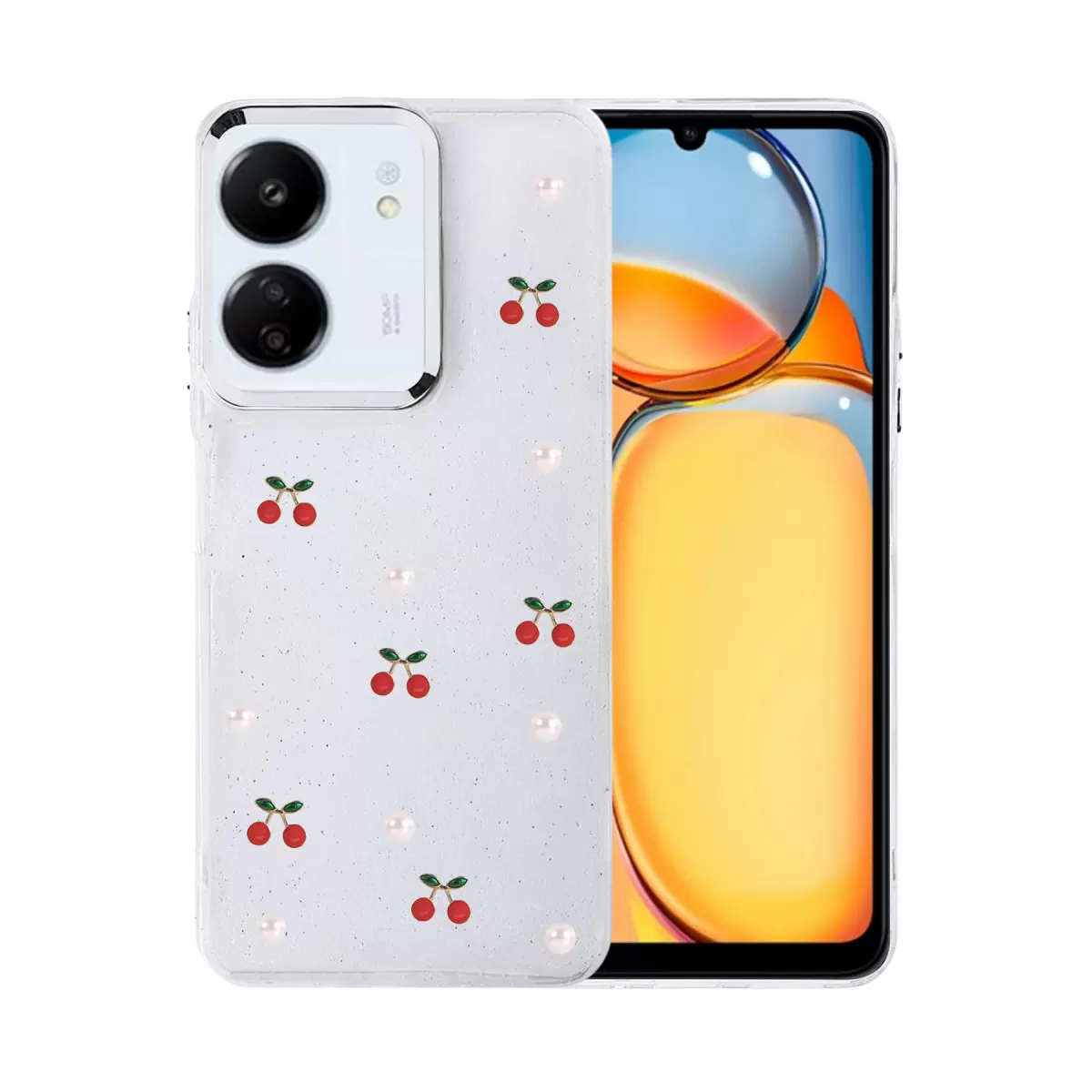 Newface Xiaomi Redmi 13C Fiyonk Desenli Kapak - Desen 9